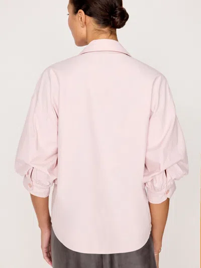 Brochu Walker The Kate Shirt In Rose Quartz
