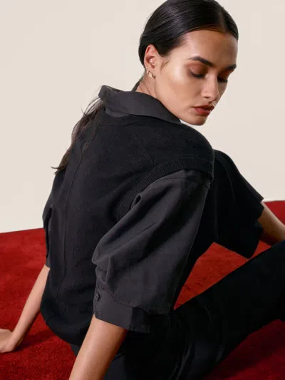 Brochu Walker The Kate Shirt Looker In Black Onyx With Black