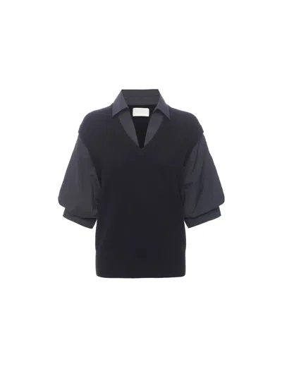 Brochu Walker The Kate Shirt Looker In Black Onyx With Black