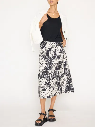 Brochu Walker The Lane Scoop Tee In Black Onyx