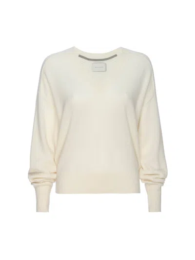 Brochu Walker The Leia Vee Sweater In Almond