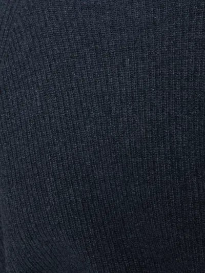 Brochu Walker The Leith Sweater In Dark Charcoal Melange