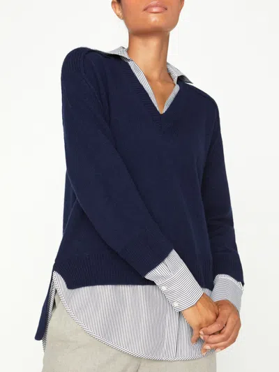 BROCHU WALKER THE LOOKER LAYERED V-NECK 