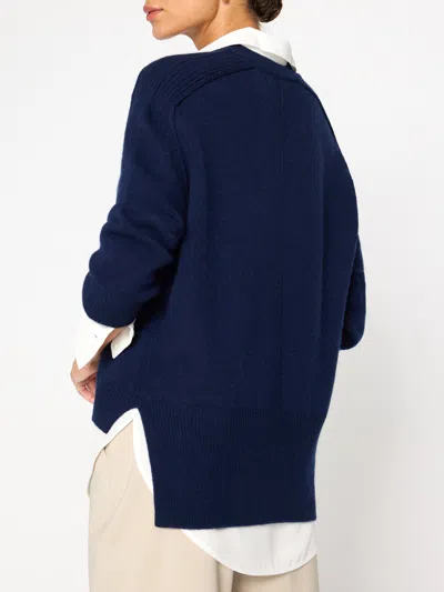 Brochu Walker The Looker Layered V-neck In Navy