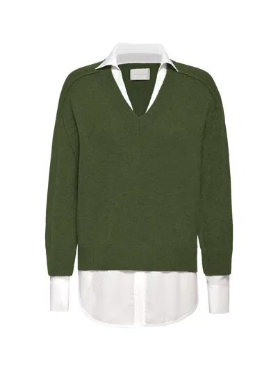 BROCHU WALKER THE LOOKER LAYERED V-NECK 