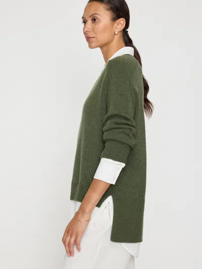 Brochu Walker The Looker Layered V-neck In Lichen Mélange