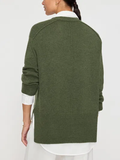 Brochu Walker The Looker Layered V-neck In Lichen Mélange