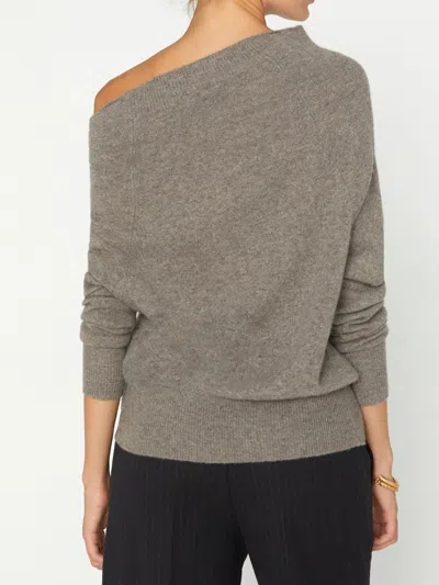 Brochu Walker The Lori Off Shoulder In Otter Melange