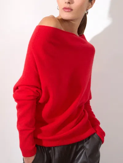 Brochu Walker The Lori Off Shoulder In Rouge