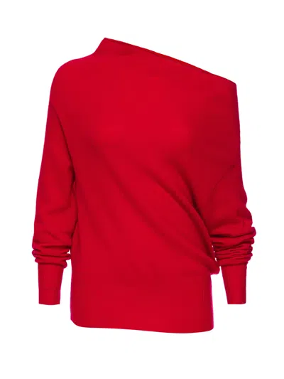 Brochu Walker The Lori Off Shoulder In Rouge