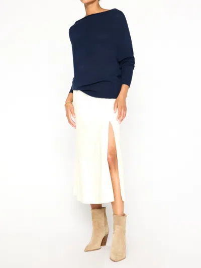 Brochu Walker The Lori Off Shoulder In Baltic Navy