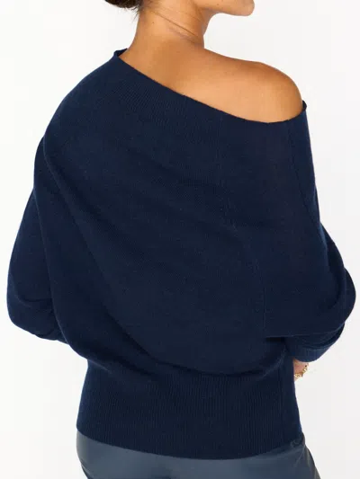 Brochu Walker The Lori Off Shoulder In Baltic Navy