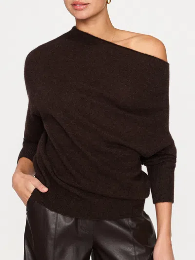 Brochu Walker The Lori Off Shoulder In Carob Mélange