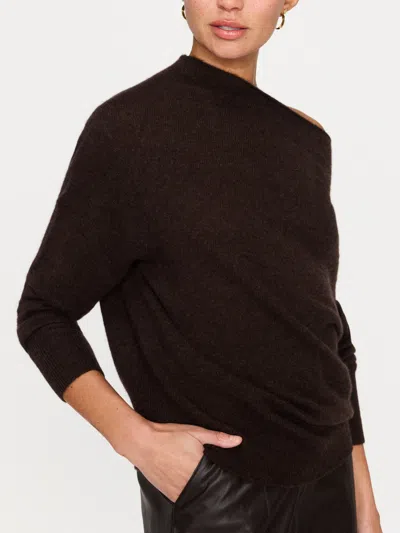 Brochu Walker The Lori Off Shoulder In Carob Mélange