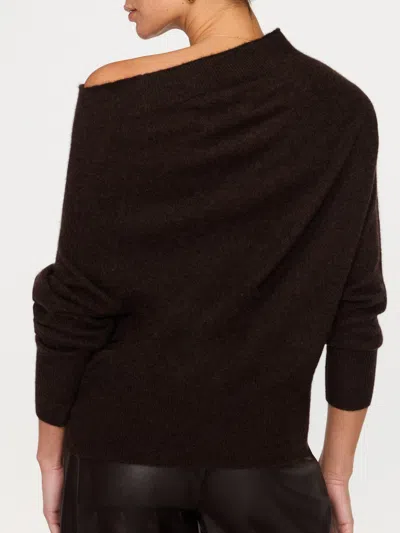 Brochu Walker The Lori Off Shoulder In Carob Mélange