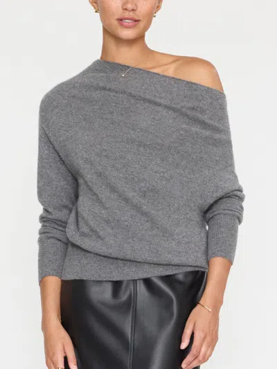 Brochu Walker The Lori Off Shoulder In Flint Mélange