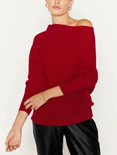 Brochu Walker The Lori Off Shoulder In Crimson