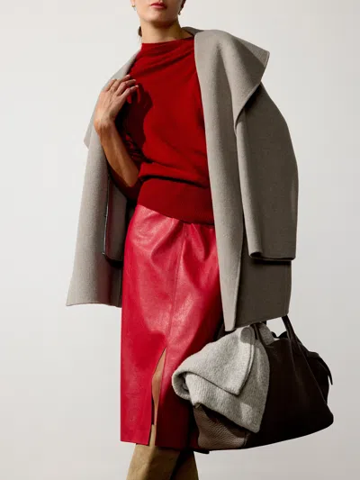 Brochu Walker The Lori Off Shoulder In Crimson