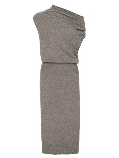 Brochu Walker The Lori Sleeveless Dress In Otter Mélange