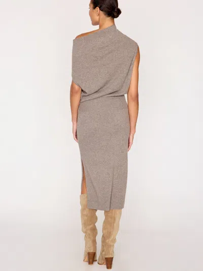 Brochu Walker The Lori Sleeveless Dress In Otter Mélange
