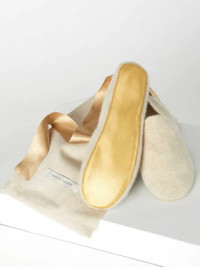 Brochu Walker The Luxe Slipper Socks In Bisque Melange
