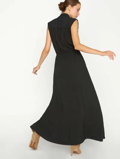 Brochu Walker The Madsen Sleeveless Maxi Dress In Black Onyx