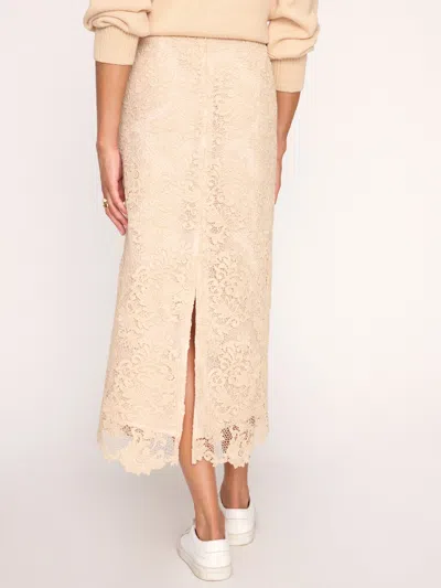 Brochu Walker The Mara Lace Skirt In Buff
