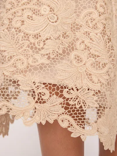 Brochu Walker The Mara Lace Skirt In Buff