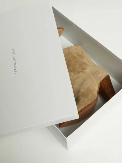 Brochu Walker The Marfa Suede Ankle Boot In Antler