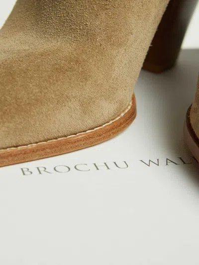 Brochu Walker The Marfa Suede Ankle Boot In Antler