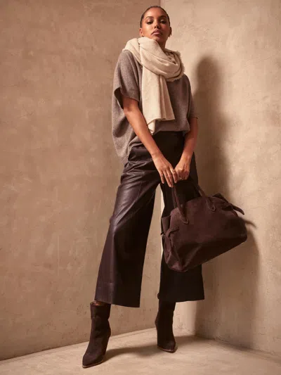 Brochu Walker The Marfa Suede Ankle Boot In Saddle Brown