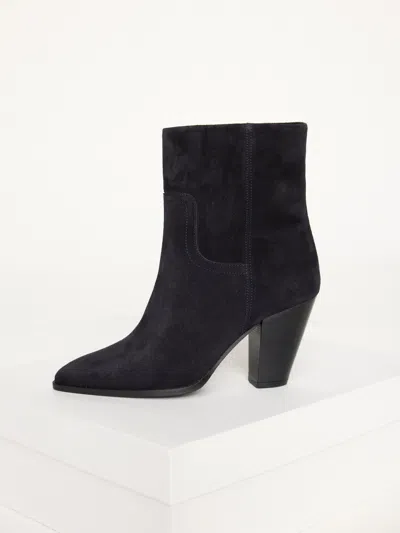 Brochu Walker The Marfa Suede Ankle Boot In Harbor Blue