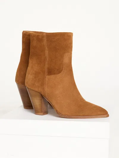 Brochu Walker The Marfa Suede Ankle Boot In Whiskey
