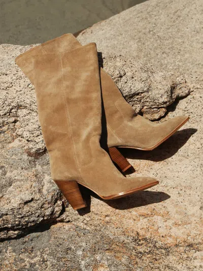 Brochu Walker The Marfa Suede Tall Boot In Antler