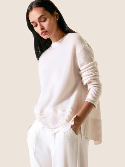 Brochu Walker The Marte Lace Looker In Almond With White