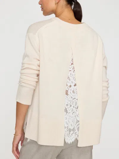 Brochu Walker The Marte Lace Looker In Almond With White