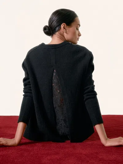 Brochu Walker The Marte Lace Looker In Black Onyx With Black Lace