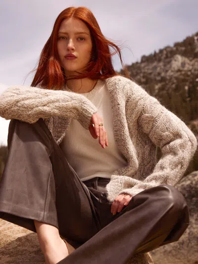 Brochu Walker The Mott Handknit Cardigan In Cloudy Combo