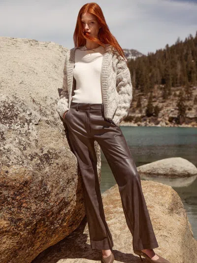 Brochu Walker The Namari Vegan Leather Pant In Wren