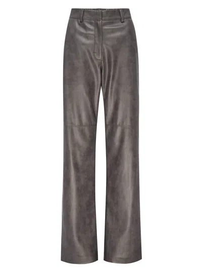 Brochu Walker The Namari Vegan Leather Pant In Wren