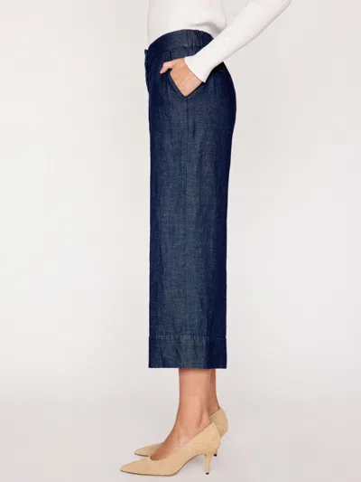 Brochu Walker Odele Cropped Straight-leg Denim Pants In Indigo