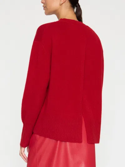 Brochu Walker Onda Sweater In Crimson
