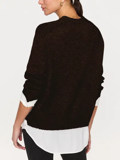 Brochu Walker The Parson Crew Looker In Carob Mélange