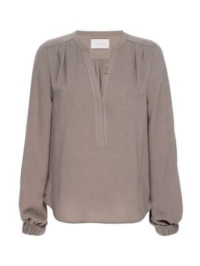 Brochu Walker The Phoebe Blouse In Farrow