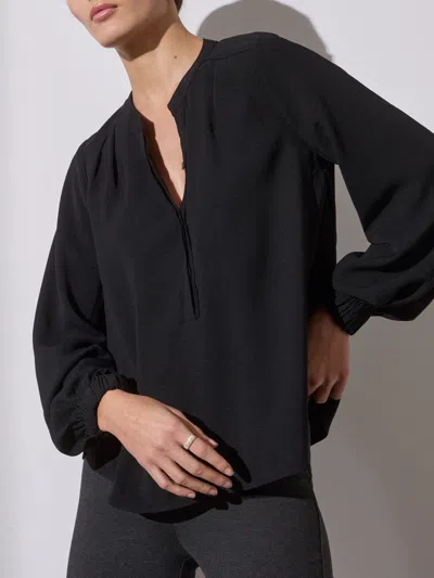 Brochu Walker The Phoebe Blouse In Black Onyx