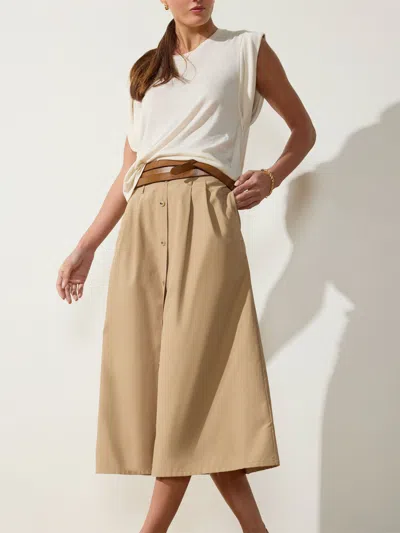 Brochu Walker The Reins Tee In Tallow Beige