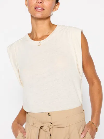 Brochu Walker The Reins Tee In Tallow Beige