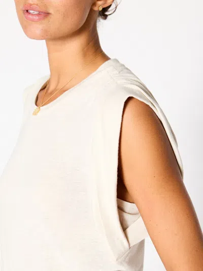 Brochu Walker The Reins Tee In Tallow Beige