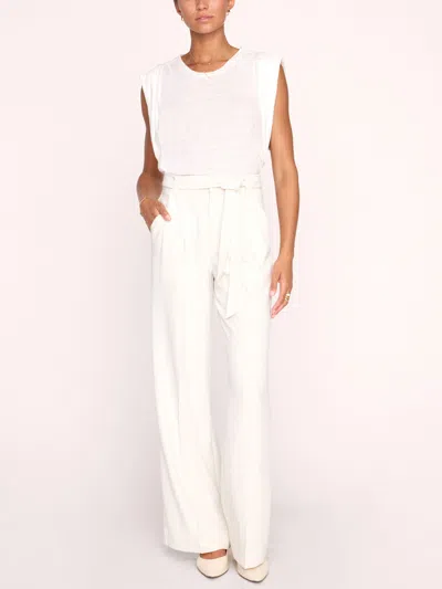 Brochu Walker The Reins Tee In Salt White