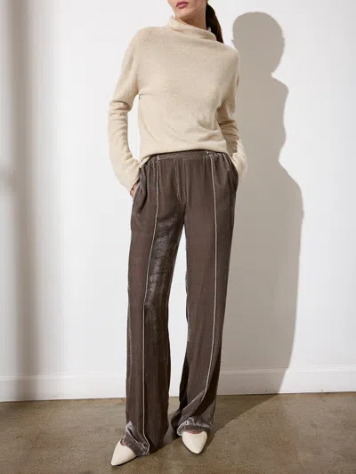 Brochu Walker The Rhone Relaxed Funnel Sweater In Bisque Mélange